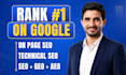 do complete monthly SEO with on page, technical, GEO, aeo, local optimization