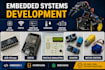 develop embedded systems projects using avr and esp32