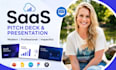 design saas pitch deck, software presentation, technology powerpoint slides