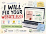 fix website bugs in HTML CSS javascript and react