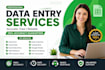 do accurate data entry and copy paste