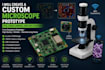 create a custom microscope prototype pcb, cmos camera and wifi system