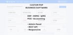 develop custom PHP web application and business software