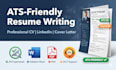 write an ats friendly resume CV and optimise