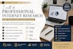 do accurate internet research with trusted sources