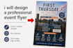 design a professional event flyer