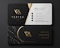 create a professional double sided business card design