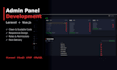 create a professional admin panel with laravel and vue