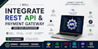 integrate secure rest API and payment gateway into your application