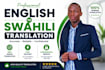 do professional swahili voiceover