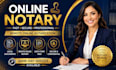 remote online notary public valid notarization legal documents notarize document