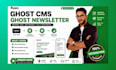 setup ghost newsletter ghost landing page SEO paid membership ghost cms