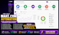 build make com automation ai agents CRM workflow API integration lead generation