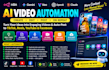 ai video automation social media auto posting tiktok reels facebook ads n8n