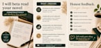 beta read your novel constructively with detailed comments
