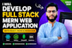 develop full stack mern web application with react node mongodb