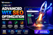 do advanced wix SEO optimization for high google ranking
