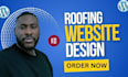 design a professional roofing company website that converts visitors into leads