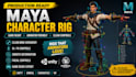 create a production ready maya character rigging for unity and unreal games