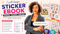 design a custom digital sticker book in canva