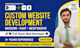 develop a modern custom website