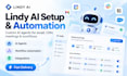 set up lindy ai agents, automation and business workflows