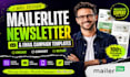 do mailerlite newsletter design mailerlite email campaign mailerlite template