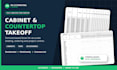 cabinet and countertop takeoff and construction cost estimation