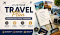 create a personalized travel itinerary