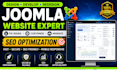 design, develop, redesign, fix issues, customize, migrate and SEO joomla website
