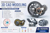 create 3d cad models for mechanical and product design using solidworks