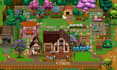 design top down pixel art tileset, game environment tilemap and sprite sheet
