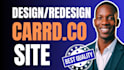 carrd website carrd landing page redesign carrd website design carrd co website