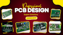 design pcb, redraw circuit schematics, 3d pcb design and multilayer boards