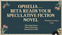 beta read your speculative fiction novel