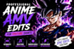 create professional anime amv edits for youtube shorts