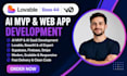 be your lovable developer, build ai mvp, ai web app using base44 v0 lovable bolt