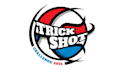 design trick shot challenge basketball logo