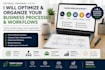 optimize and organize your business processes and workflows