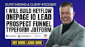 build heyflow onepage io lead generation prospect funnel typeform jotform
