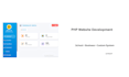 develop a custom PHP website for your school or business