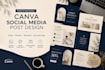 design an eye catching canva social media posts for your brand