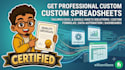 create a custom excel or google sheets spreadsheet