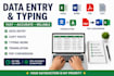 do best data entry work because am jobless from 3 months