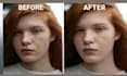 do professional photo retouching and skin smoothing