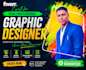 make modern logo and brand identity, flayer design
