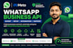 setup whatsapp business API, whatsapp cloud API, meta API