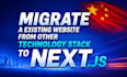 migrate an existing website to next js