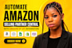 automate amazon selling partner central using amazon sp API integration