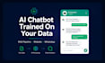 build a custom ai chatbot trained on your business data